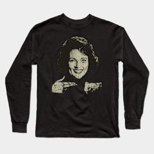 Betty White 70s -VINTAGE RETRO STYLE Long Sleeve T-Shirt